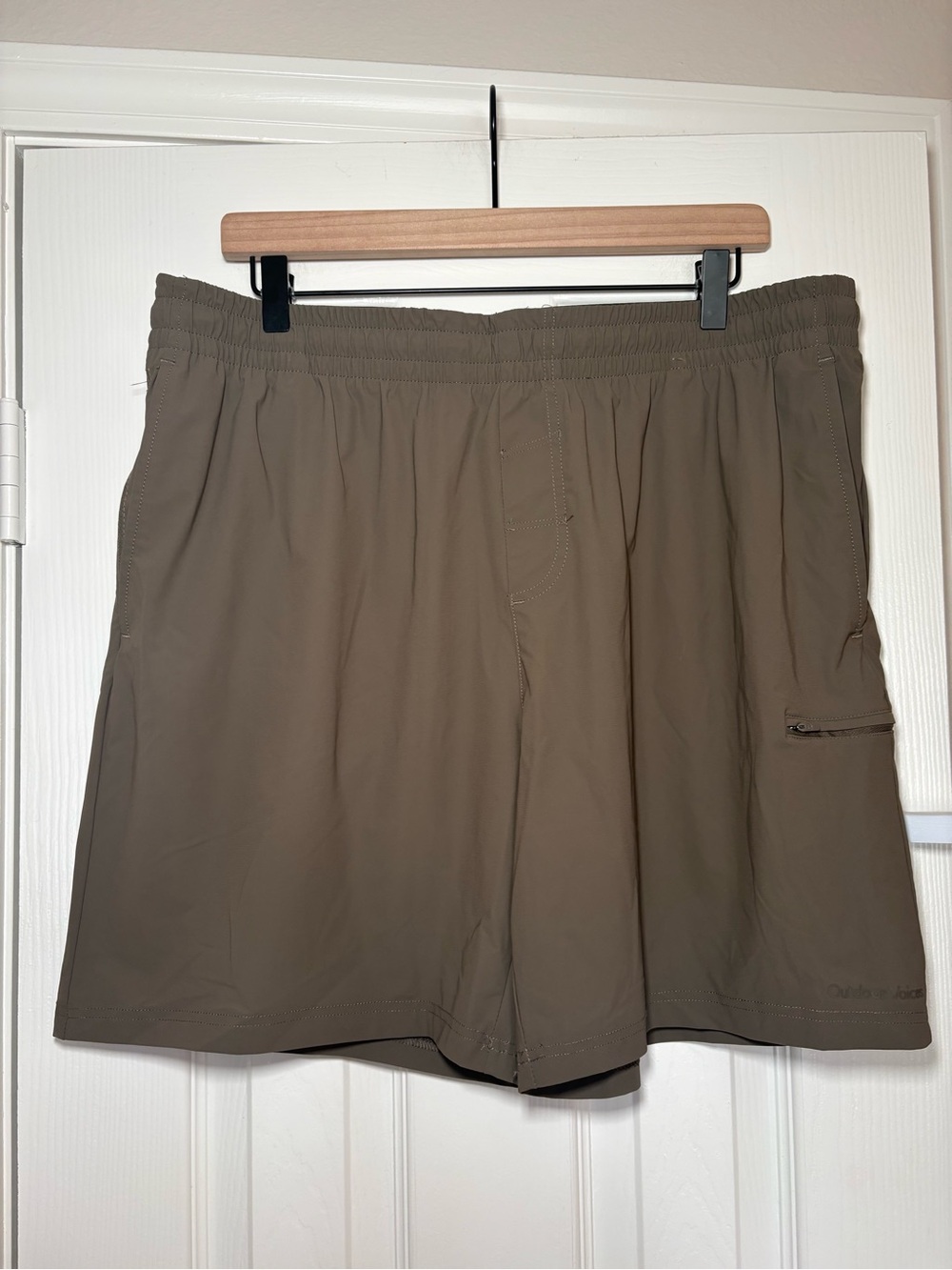 Outdoor Voices HiFlex 7” Shorts Olive Taupe Size Large - Picture 3 of 8